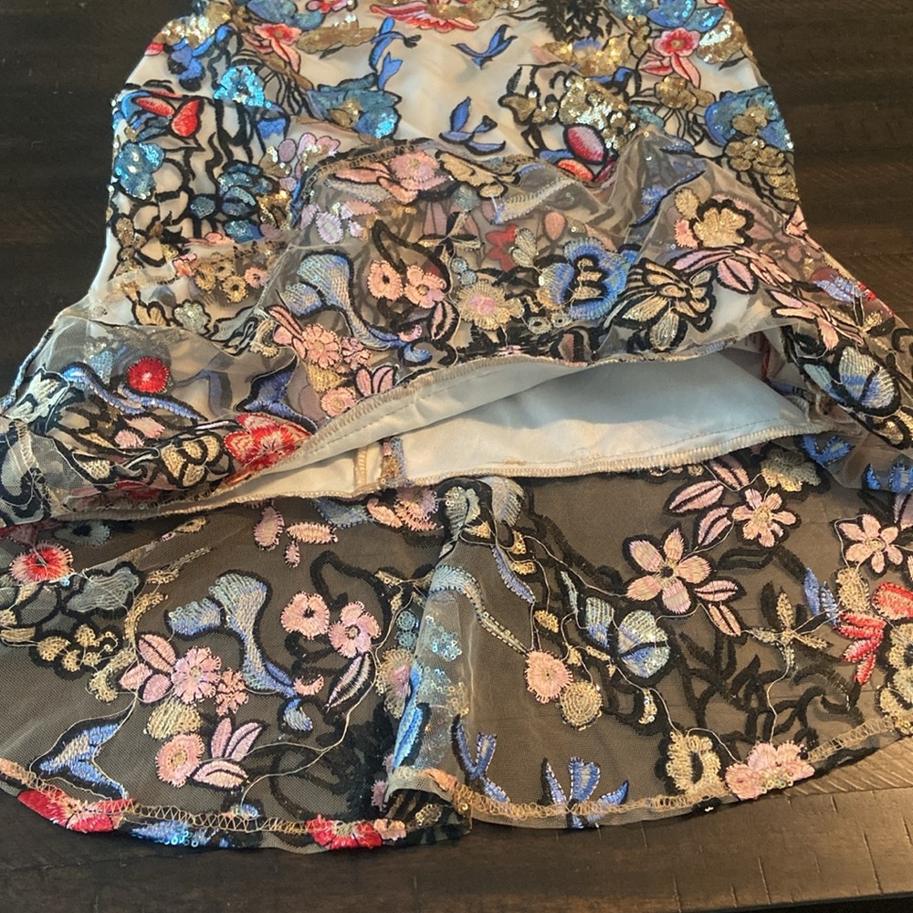 DONATING 04/02 NWT Alexia Admor Multicolor Embroidered Dress - Picture 15 of 15